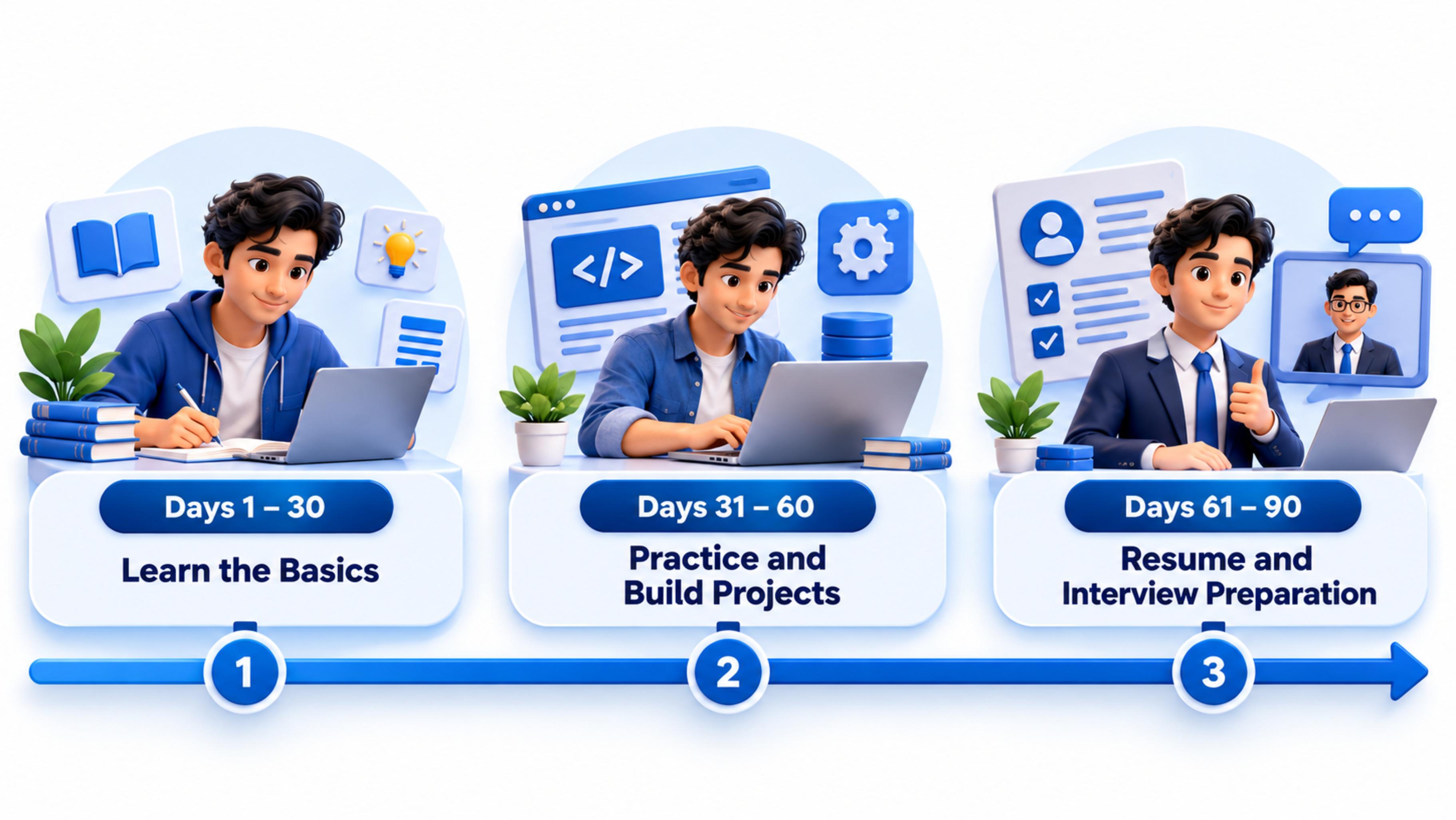 90-day roadmap for learning Workday skills and preparing for interviews